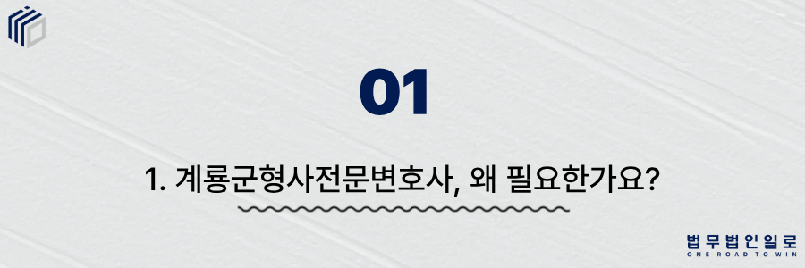 계룡군형사전문변호사
