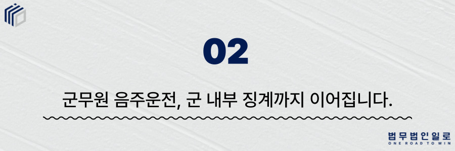 군무원 음주운전 징계 절차